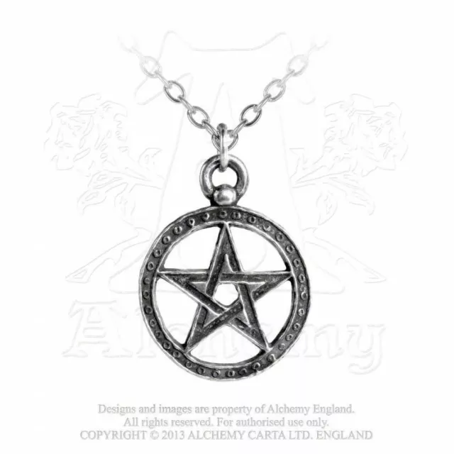 ALCHEMY ENGLAND Gothic Steampunk Pewter Jewellery Pendant NECKLACE Dante's Hex