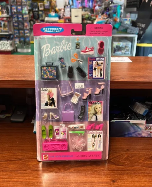 Barbie Fashion Avenue Stylish Accessory Bonanza 2001 Mattel #28868 NRFP