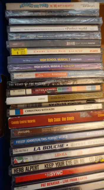 +Lot of 6 CD's from 100's list=Get 6 CD's for $20-FREE SHIPPING-Incl store items