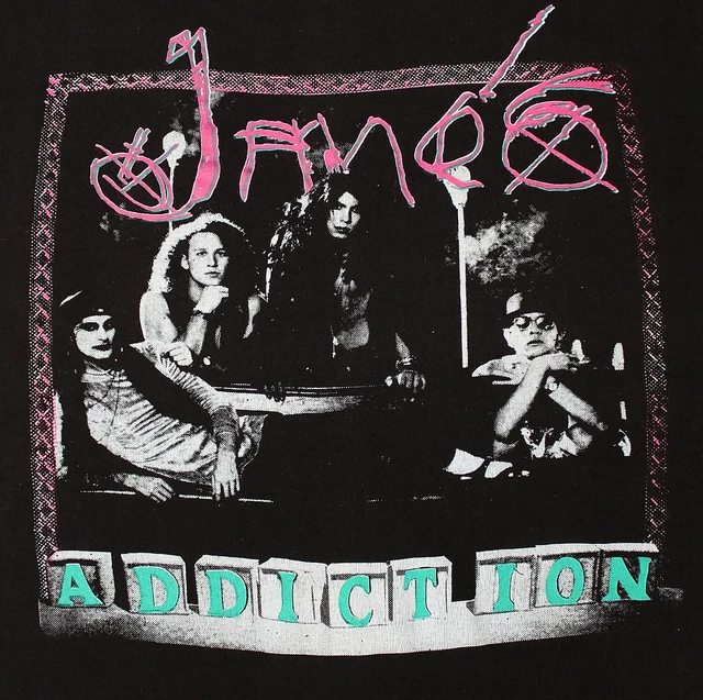 Jane's Addiction Members T-Shirt Short Sleeve Cotton Black Men S-3XL