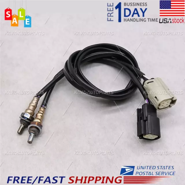 2Pcs Oxygen Sensor Front Rear For Harley Davidson Dyna Street Bob 2012-16