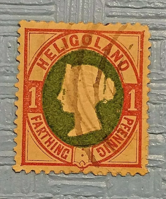 ~ GERMANY STATES / HELIGOLAND /  1875 1 Schilling. used / cv 840 $