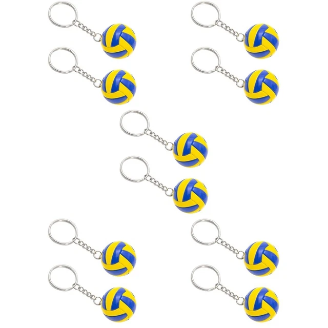 10 Pcs volleyball hanging pendant keychain Accessoire De Sac Accessoires D'exerc