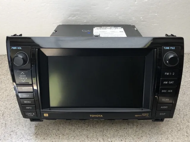 2007-2010 Toyota Tundra OEM JBL Navigation Radio Display and Receiver Assembly