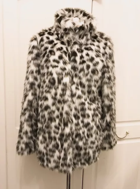 Leopard print on sale coat m&s