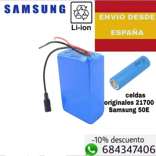 🥇 Bateria de litio SAMSUNG 12V 3S - Alta calidad y descarga