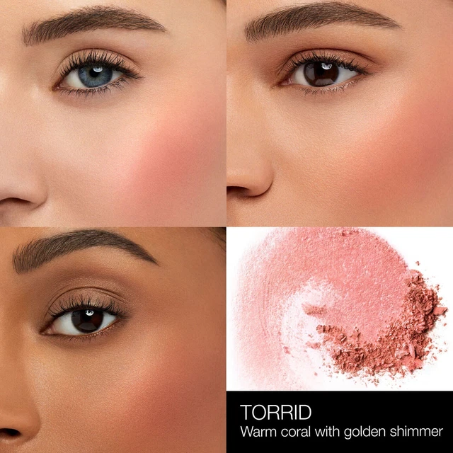 NARS Blush Shade Torrid Blush 4,8 g - Nuovo con scatola - P&P gratuito - Risparmia £8