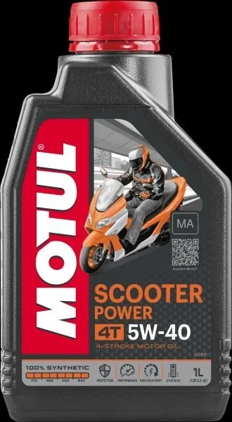 MOTUL SCOOTER POWER 4T MA Huile moteur 5W-40 1L