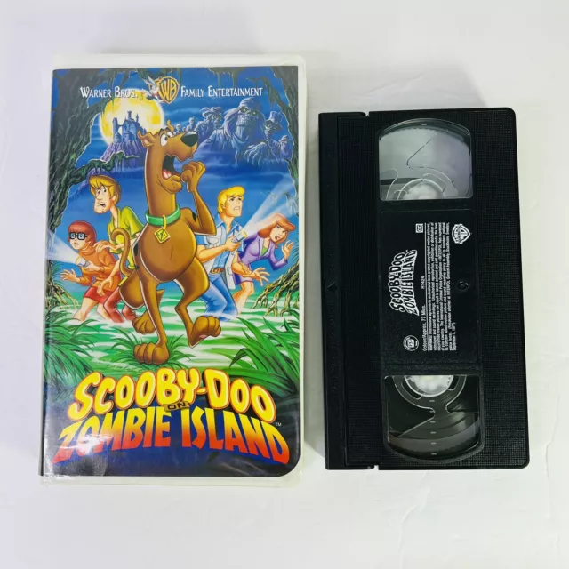 SCOOBY-DOO ON ZOMBIE ISLAND ~ VHS, 1998 ~ WARNER BROS. ~ CLAMSHELL ~ 1 ...