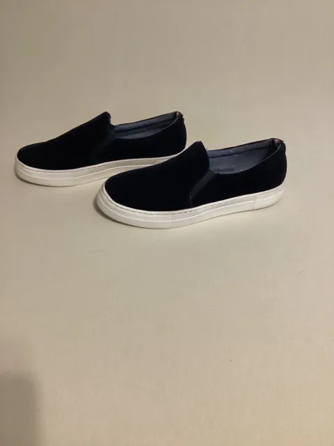 Tommy Hilfiger Blue Velvet Soda Slip On Shoes Women’s Size 7 Medium