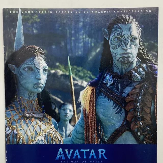2022 Avatar The Way of Water Print Ad Movie FYC Film SAG Award Consideration