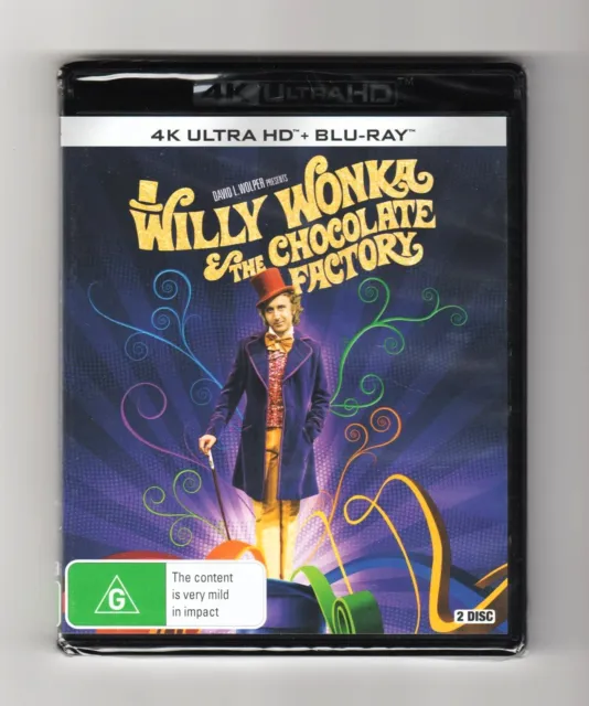 Willy Wonka e la fabbrica di cioccolato (1971) (Steelbook, 4K Ultra HD +  Blu-ray)