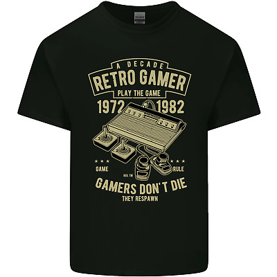 Retro Gamer Funny Gaming Kids T-Shirt Childrens