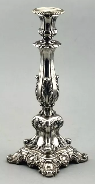 Paar Biedermeier Kerzenleuchter 13 Lot Silber Leuchter 19.Jh. Kerzenständer (62) 2