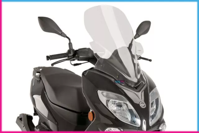 Puig Pare Brise  V-Tech Line Touring Pour Keeway Cityblade 125 2013 Transparent