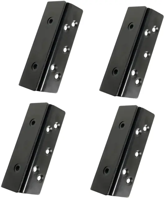 Bed Frame Bed Post Double Hook Slot Hardware Attachment Bracket for Wooden Bed-S
