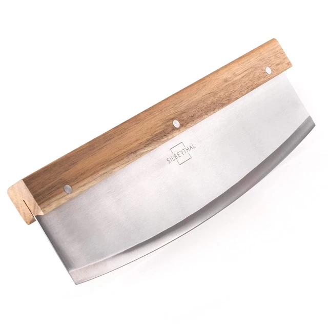 SILBERTHAL Pizzaschneider - 32cm Edelstahl Klinge - Geoffnete Verpackung