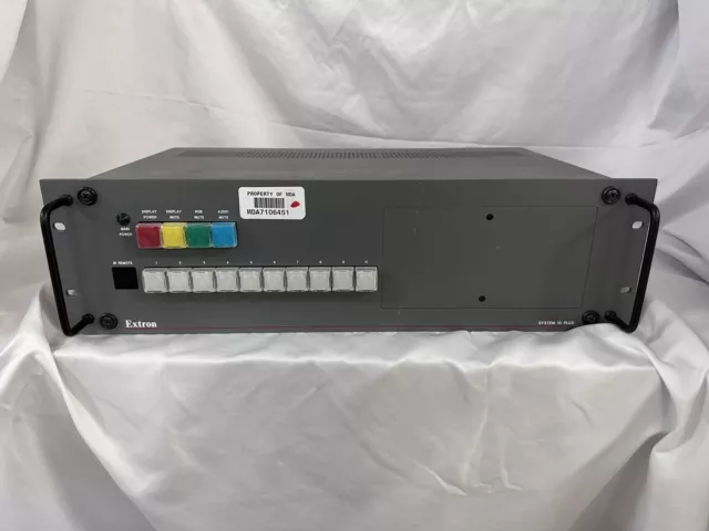 Extron System 10 Plus Configurable RGB 10-Input Audio Video Switcher