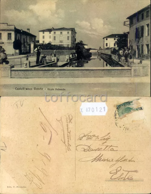 Treviso Provincia-Castelfranco Veneto-Vicolo Belverde-B87-121
