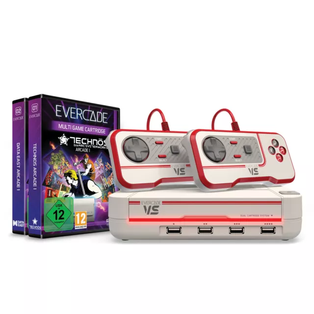 Blaze Evercade VS [Premium Pack - inkl. 2 Vol] | NEU & OVP | Retro Konsole |