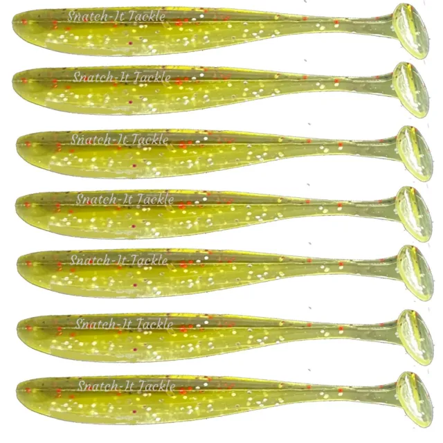 20 Soft Plastic Fishing Lures 70mm Paddle TAIL FLATHEAD Bream Bass Redfin Cod