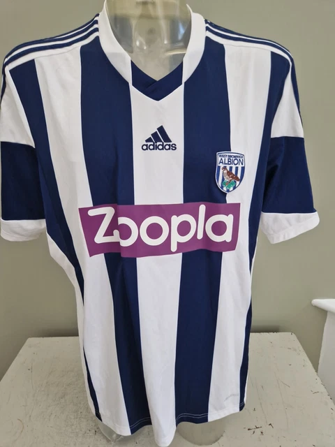 Adidas West Bromwich albion 2013/14  home shirt 2XL VGC