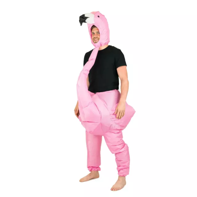 BODYSOCKS Adults Inflatable Flamingo Fancy Dress Costume Big Bird Mens & Womens