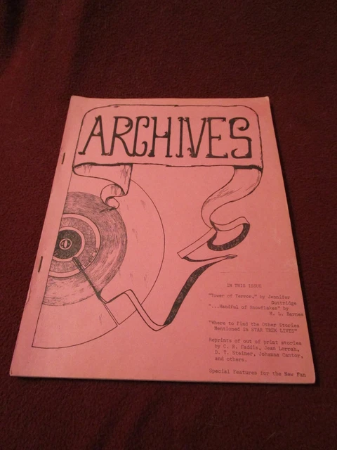 ARCHIVES FANZINES STAR Trek (1978) TOS Kirk Spock Bones Sulu Uhura ...