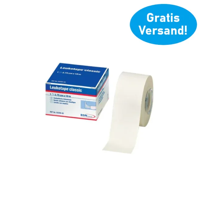 Leukotape® Classic 3,75 cm x 10 m weiss Tape Binde Verband Sportape Bandage