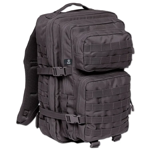 Mochila US Assault Pack II grande negra mochila de día exterior ejército mochila