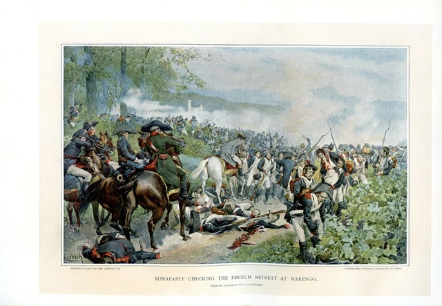 HISTOIRE NAPOLÉONIENNE... Bonaparte menant la retraite française à ...