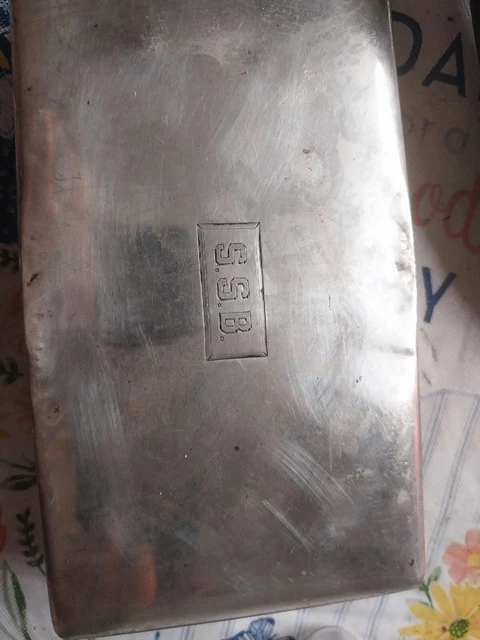 Sterling  Cigarette Case