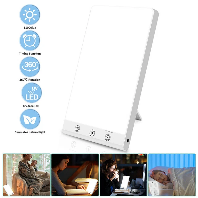 Lámpara de luz diurna lámpara de luz terapia de luz regulable lámpara LED 11000 LUX