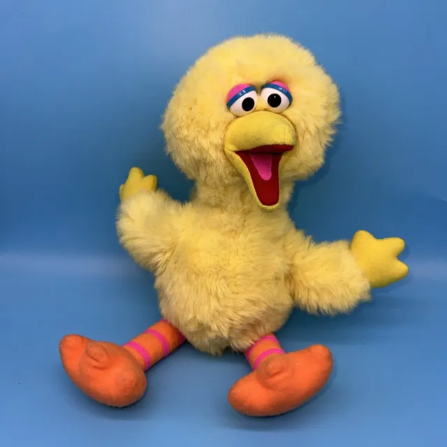 1986 Big Bird Sesame Street Plush  Stuffed Toy 15 Inch Vintage Playskool