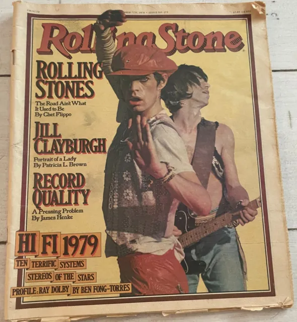 Rolling Stones, Rolling Stone Magazine September 7 1978 Issue 273
