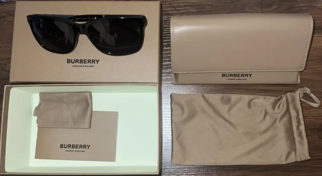 Burberry NEW Burberry BE4181 Black Unisex Check Print Sunglasses | Grailed