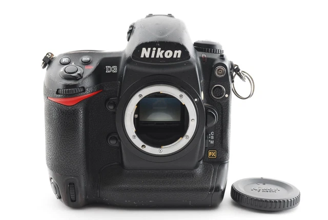 Nikon D3 12MP f/2.9x Digital SLR Camera Body w/battery from Japan [excellent]
