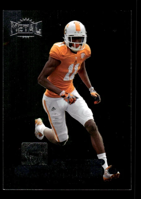 Justin Hunter 2013 Fleer Retro 98 Metal Universe #M-47 Tennessee  MINT OR BETTER