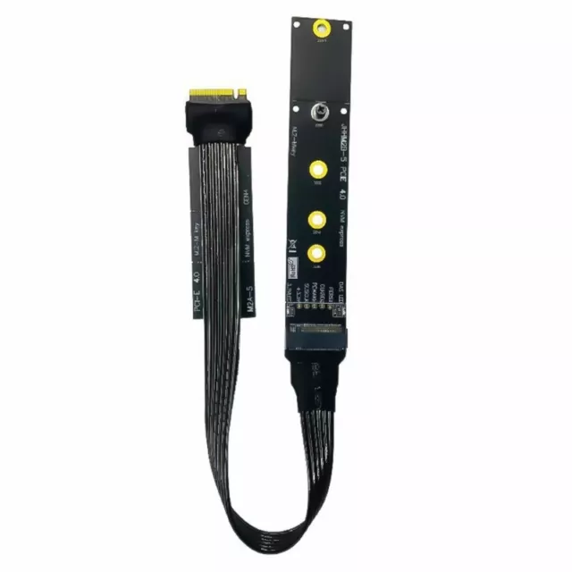 M.2 NVMe SSD Extension Cable Easy Installation Support PCIE4.0 Nvme 2230 22110