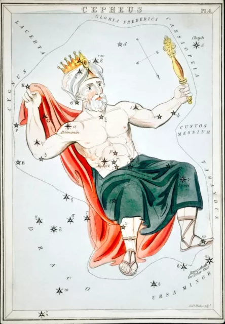 11299.Decor Poster.Home room Wall art.Astrology.Mythology.Horoscope.Cepheus