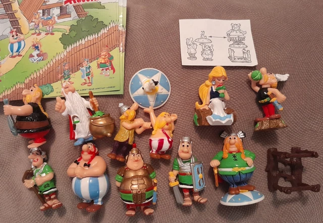 Figurines Astérix – Les Romains – Métal – Année 1988 – Occasion