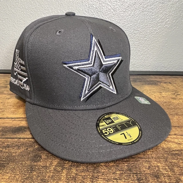DALLAS COWBOYS 2024 NFL Draft New Era 59FIFTY Fitted Hat Grey 7 1/2