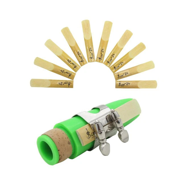 Boite de 10 Anches Clarinette Traditionnelles Force 2.5 avec Etui Cadeaux