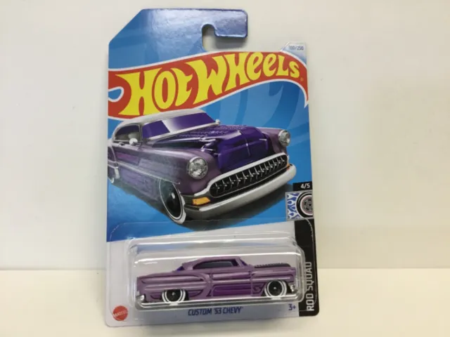 2024 Hot Wheels D Case Treasure Hunt Custom ‘53 Chevy - 100/250 , Rod Squad 4/5