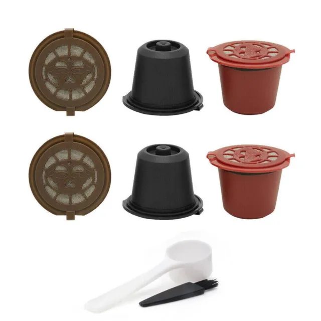 Refillable & Reusable Coffee Capsules Compatible with For Nespresso (6pcs)