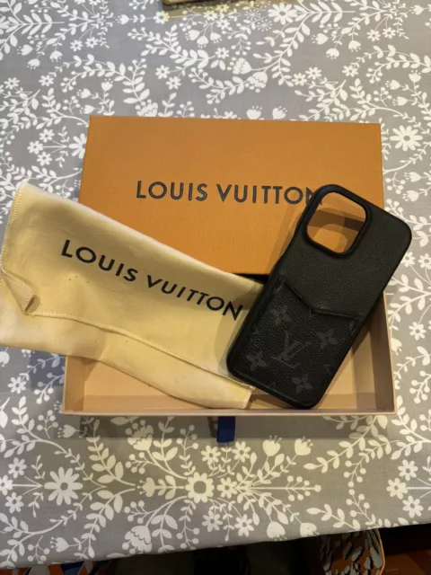 LOUIS VUITTON iPhone 13/13 PRO Bumper Monogram Embossed Case Pre-owned F/S