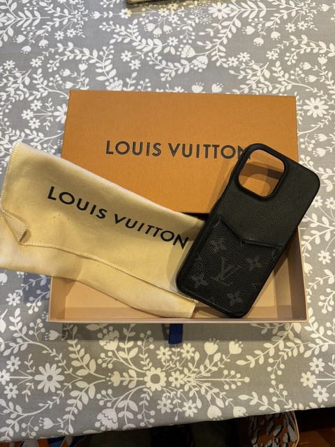 LOUIS VUITTON IPHONE 13/12 PRO MAX CASE BUMPER FOLIO ECLIPSE