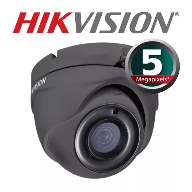 Ds-2Ce56H0T-Itme/G (2.8Mm) Hikvision Dome Outdoor Cctv Hd Camera 5Mp Grey Turret 2