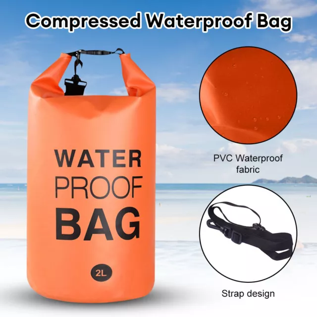 OUTDOOR BACKPACK KAYAK Ocean Pack Waterproof Dry Bag Sack 10L 20L