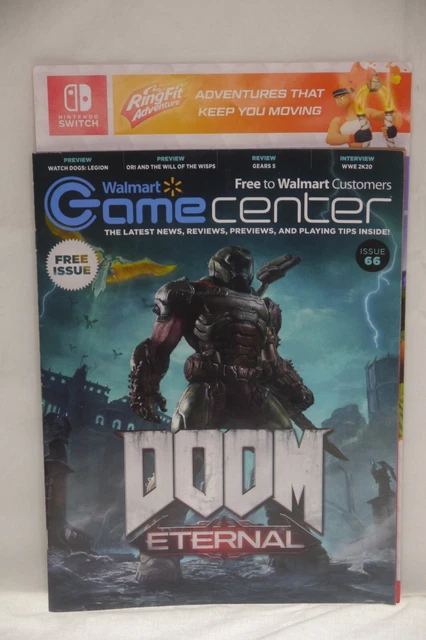 Walmart GameCenter Magazine doom eternal issue 66 Ring Fit Jedi Fallen order Walmart GameCenter Magazine doom eternal issue 66 Ring Fit Jedi Fallen order